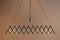 Large Minimalist Scissor Ceiling Light from Lucefer, 1980s 6