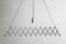 Large Minimalist Scissor Ceiling Light from Lucefer, 1980s 5