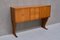 Vintage Sideboard in Walnut and Brass by Maurizio Tempestini, 1940s 3