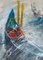 Włodzimierz Karczmarzyk, Venice: Gondolas in the Wind, Acrylic on Paper, 2000 1