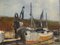 Philippe Duhamel, Oil on Canvas, Trawling in the Port of Fécamp, 1970s, Image 2