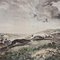 Charles Turner, English Hare Hunting Scenes with Greyhounds, 1890, Watercolor Prints, Set of 4 7