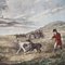 Charles Turner, English Hare Hunting Scenes with Greyhounds, 1890, Watercolor Prints, Set of 4 6
