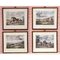 Charles Turner, English Hare Hunting Scenes with Greyhounds, 1890, Watercolor Prints, Set of 4 1
