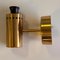 Brass and White Opaline Glass Wall Lights from Hans-Agne Jakobsson Ab Markaryd, Sweden, 1960s, Set of 2 15