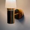 Brass and White Opaline Glass Wall Lights from Hans-Agne Jakobsson Ab Markaryd, Sweden, 1960s, Set of 2 10