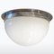 Bauhaus Opaline Glass Ceiling Lamp, 1930s 1
