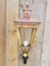 Antique Square Cast Iron and Copper Wall Lantern, Image 2