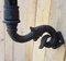 Antique Square Cast Iron Wall Lantern, Image 3