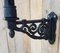 Antique Square Cast Iron Wall Lantern, Image 3