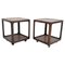 Mid-Century Beistelltische mit Rollen, 1960er, 2er Set 1