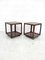 Mid-Century Beistelltische mit Rollen, 1960er, 2er Set 3
