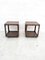 Mid-Century Beistelltische mit Rollen, 1960er, 2er Set 2