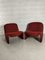 Giancarlo Piretti zugeschriebene Rote Alky Stühle für Anonima Castelli, 1970er, 2er Set 3