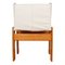 Off White Canvas Monk Chairs by Afra & Tobia Scarpa for Molteni, 1973, Set of 10 16