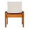 Off White Canvas Monk Chairs by Afra & Tobia Scarpa for Molteni, 1973, Set of 10 11