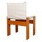 Off White Canvas Monk Chairs by Afra & Tobia Scarpa for Molteni, 1973, Set of 10 15