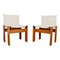 Off White Canvas Monk Chairs by Afra & Tobia Scarpa for Molteni, 1973, Set of 10 5