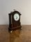 Reloj eduardiano antiguo de caoba con incrustaciones, 1900, Imagen 4