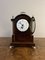 Reloj eduardiano antiguo de caoba con incrustaciones, 1900, Imagen 6