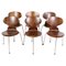 Ant Chairs Model 3101 in Rosewood by Arne Jacobsen for Fritz Hansen, 1950s, Set of 6 1