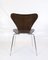 Dining Chairs Model 3107 in Dark Oak by Arne Jacobsen, 1990s, Set of 8 3