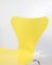 Sillas de mesa de comedor modelo 3107 en amarillo de Arne Jacobsen, años 90. Juego de 6, Imagen 4