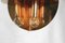 Lámpara colgante de cobre y oro con 8 luces, años 70, Imagen 8
