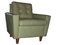 Sillón Mid-Century de cuero, años 50, Imagen 1