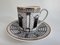 Kaffeetasse & Untertasse Palladiana von Piero Fornasetti für Rosenthal Classic, Deutschland, 1995, 2er Set 4