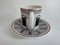 Kaffeetasse & Untertasse Palladiana von Piero Fornasetti für Rosenthal Classic, Deutschland, 1995, 2er Set 6