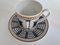 Kaffeetasse & Untertasse Palladiana von Piero Fornasetti für Rosenthal Classic, Deutschland, 1995, 2er Set 3