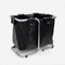 Vintage Leather and Chromed Steel Magazine Rack by Marcel Breuer, 1970s 2