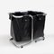 Vintage Leather and Chromed Steel Magazine Rack by Marcel Breuer, 1970s 1