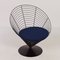 Blauer Cone Chair aus Draht von Verner Panton für Fritz Hansen, 1988 1