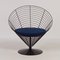 Blue Wire Cone Chair by Verner Panton for Fritz Hansen, 1988 4