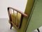 Silla Lounger vintage en verde hierba, años 50, Imagen 2