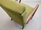 Silla Lounger vintage en verde hierba, años 50, Imagen 4