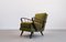 Silla Lounger vintage en verde hierba, años 50, Imagen 7