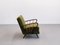 Silla Lounger vintage en verde hierba, años 50, Imagen 5