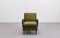Silla Lounger vintage en verde hierba, años 50, Imagen 11