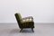 Silla Lounger vintage en verde hierba, años 50, Imagen 10
