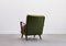 Silla Lounger vintage en verde hierba, años 50, Imagen 9