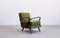 Silla Lounger vintage en verde hierba, años 50, Imagen 3