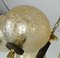 Lampada a sospensione con 5 sfere in vetro ambrato, anni '60, Immagine 11