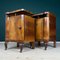 Wood Nightstand, Italy, 1940s, Set of 2 5