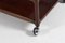 Carrello bar in mogano attribuito a Johannes Andersen per CFC Silkeborg, anni '60, Immagine 3