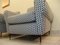 Italian Vintage Armchairs in Geometric Fabric, 1950s, Set of 2 4