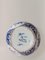 Grande Lampe de Bureau Regina Delft Bleue avec Abat-Jour en Velours Rouge 7
