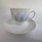 Blue Lotus Coffee Cup, Saucer and Breakfast Plate by Bjørn Wiinblad for Rosenthal Germany, 1980s, Set of 3 7